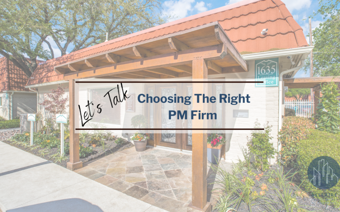 Let’s Talk Choosing the Right PM Firm